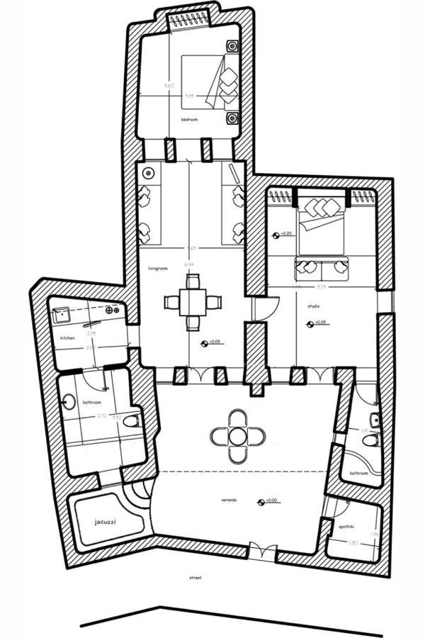 Il Melograno Traditional Cave House Karterados  Exterior photo